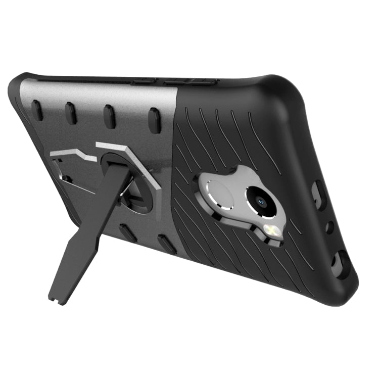 For Xiaomi Redmi 4 & 4 Pro / Prime Shock-Resistant 360 Degree Spin Sniper Hybrid Case TPU + PC Combination Case with Holder