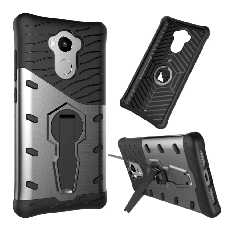 For Xiaomi Redmi 4 & 4 Pro / Prime Shock-Resistant 360 Degree Spin Sniper Hybrid Case TPU + PC Combination Case with Holder