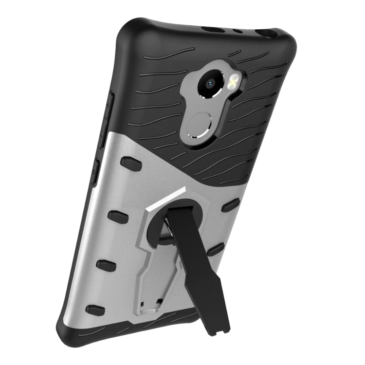 For Xiaomi Redmi 4 & 4 Pro / Prime Shock-Resistant 360 Degree Spin Sniper Hybrid Case TPU + PC Combination Case with Holder