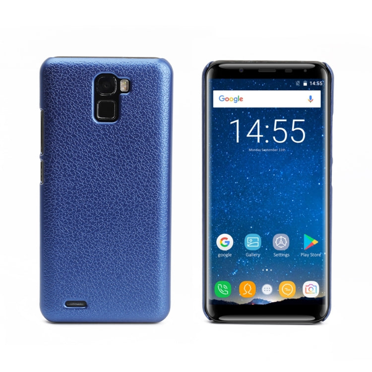 OCUBE for OUKITEL K5000 (MPH1765) Litchi Texture Hard PC Protective Cover Back Case(Blue)