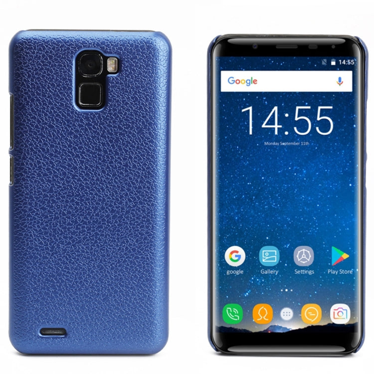 OCUBE for OUKITEL K5000 (MPH1765) Litchi Texture Hard PC Protective Cover Back Case(Blue)