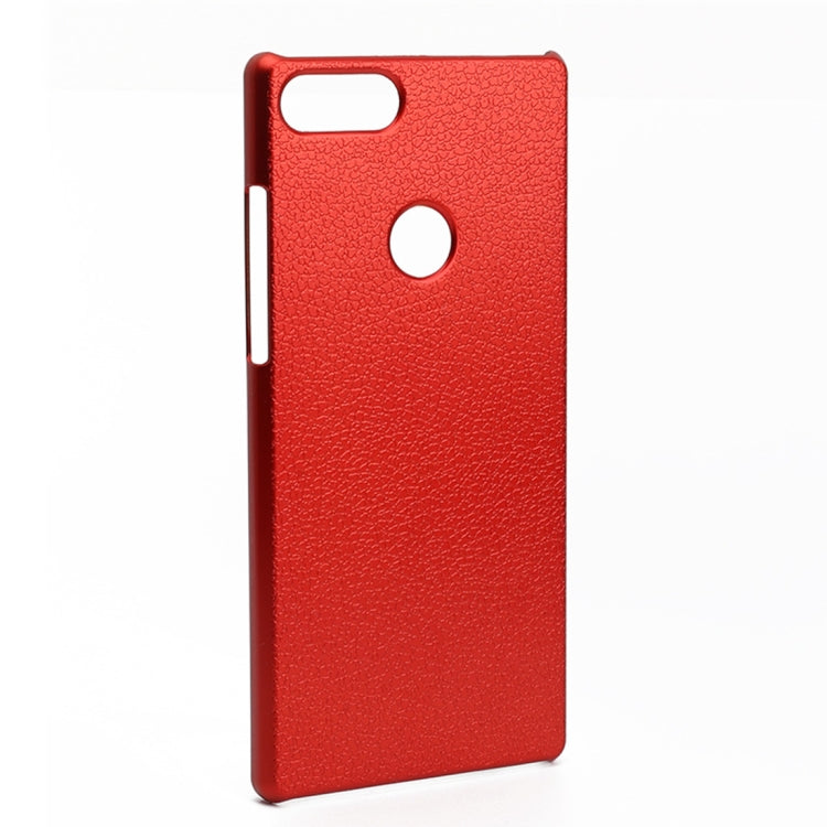 OCUBE for Vernee Mix 2 Litchi Texture Hard PC Protective Cover Back Case (Red)