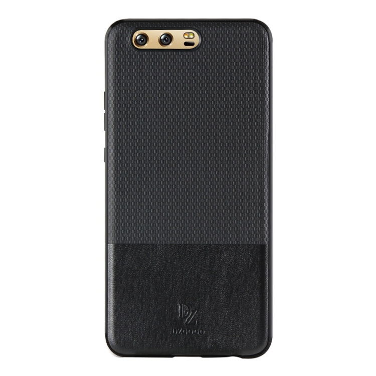 DZGOGO LUXURY Series for Huawei P10 Plus TPU + PC Business Style Leatherwear Impact Combination Protection Case(Black)