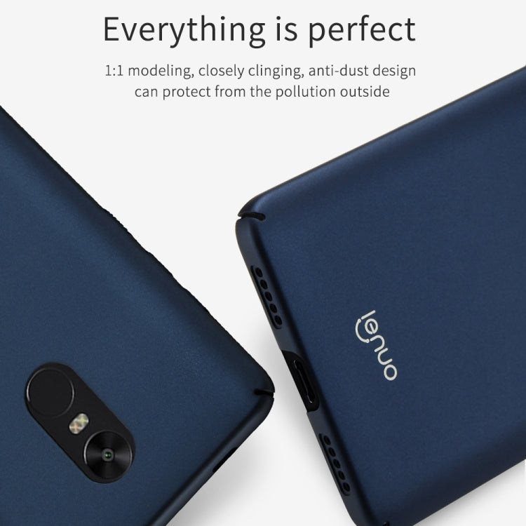 Lenuo for Xiaomi Redmi Note 4X PC Ultra-thin Impact Protection Case(Black)