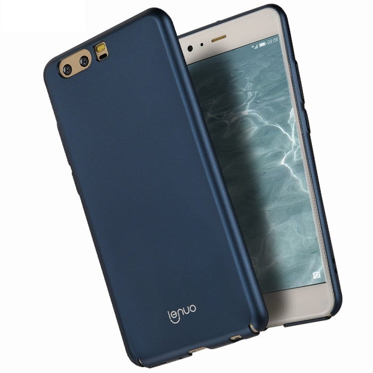 Lenuo for Huawei P10 PC Ultra-thin Impact Protection Case(Blue)