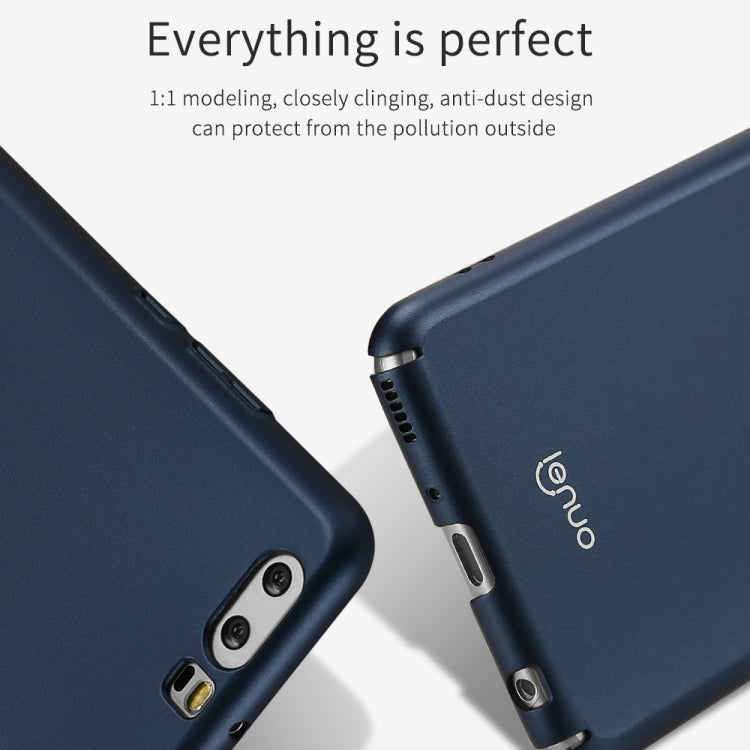 Lenuo for Huawei P10 PC Ultra-thin Impact Protection Case(Blue)