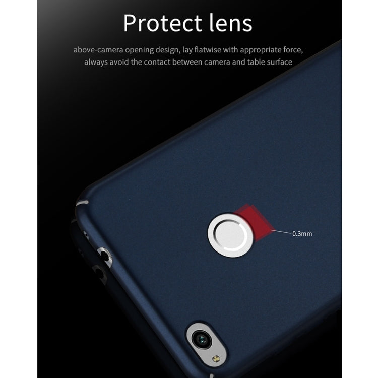 Lenuo for Huawei P8 Lite 2017 PC Ultra-thin Impact Protection Case(Black)