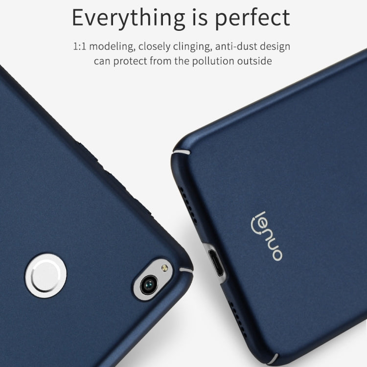 Lenuo for Huawei P8 Lite 2017 PC Ultra-thin Impact Protection Case(Black)