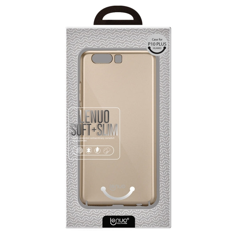 Lenuo for Huawei P10 Plus PC Ultra-thin Impact Protection Case (Gold)