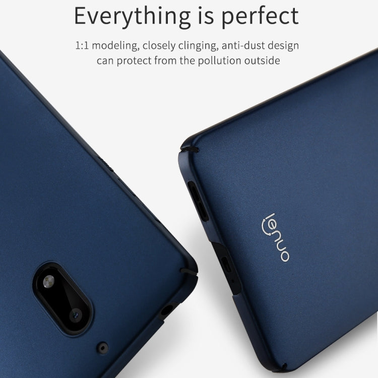 Lenuo for Nokia 6 PC Ultra-thin Impact Protection Case (Black)