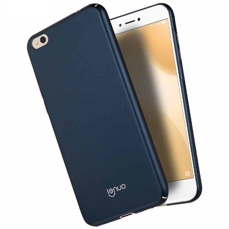 Lenuo for Xiaomi Mi 5c PC Ultra-thin Impact Protection Case (Blue)