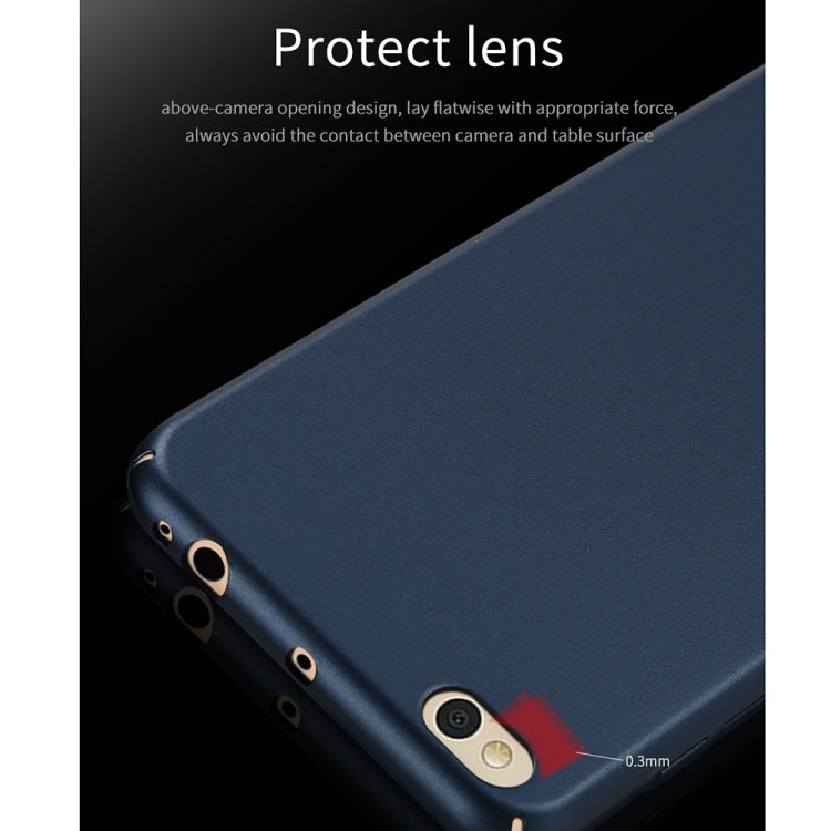 Lenuo for Xiaomi Mi 5c PC Ultra-thin Impact Protection Case (Blue)