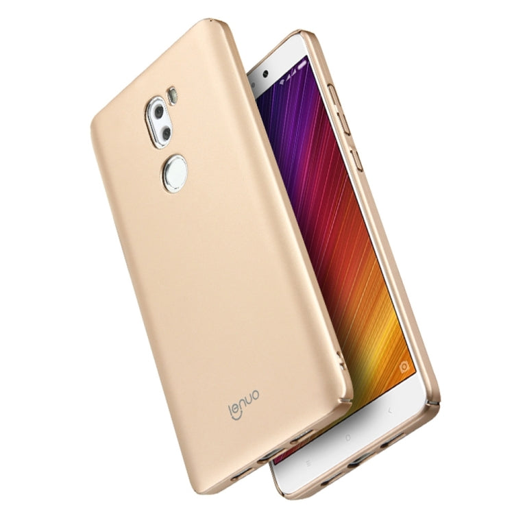 Lenuo for Xiaomi Mi 5s Plus PC Ultra-thin Impact Protection Case (Gold)