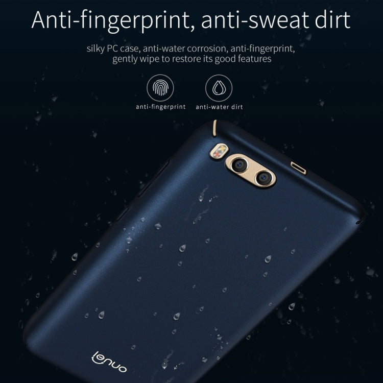 Lenuo for Xiaomi Mi 6 PC Ultra-thin Impact Protection Case (Blue)