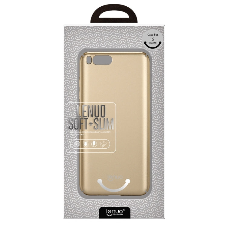 Lenuo for Xiaomi Mi 6 PC Ultra-thin Impact Protection Case (Blue)