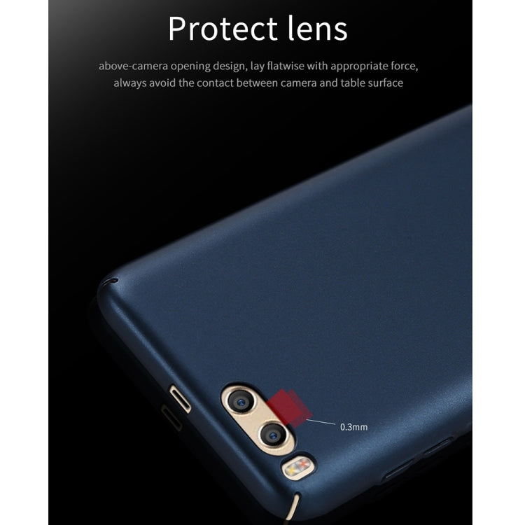 Lenuo for Xiaomi Mi 6 PC Ultra-thin Impact Protection Case (Blue)