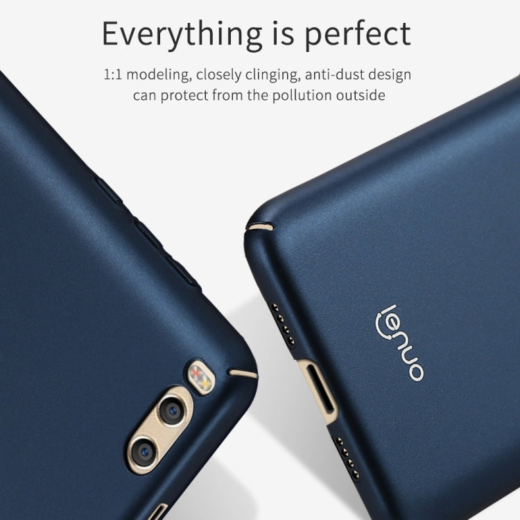 Lenuo for Xiaomi Mi 6 PC Ultra-thin Impact Protection Case (Blue)