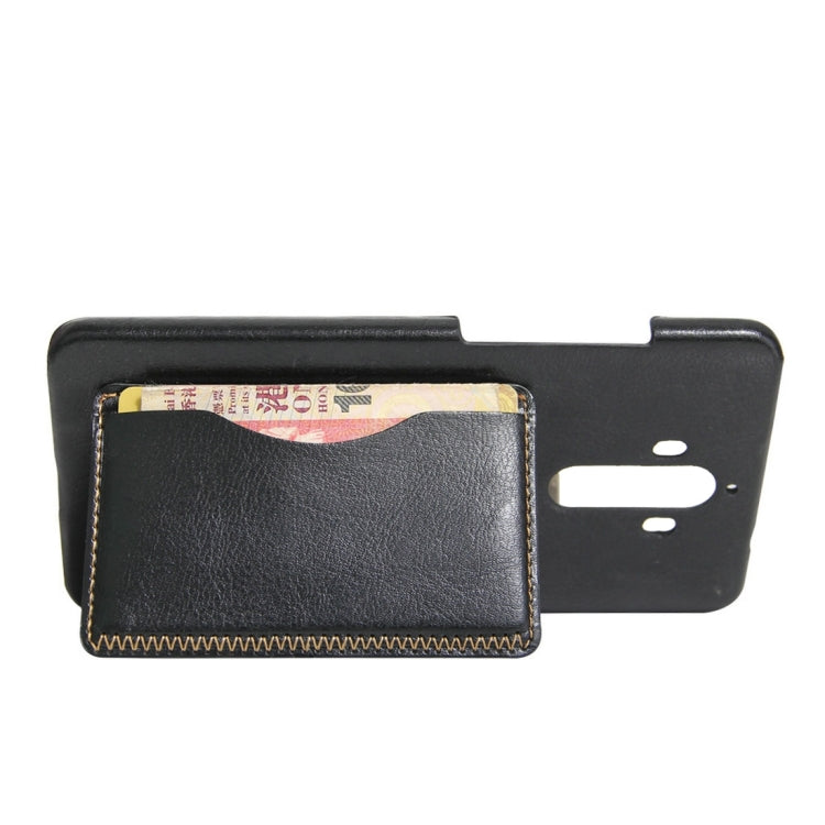 For Huawei Mate 9 Crazy Horse Texture Solid Color Leather Surface PC Protective Case Back Cover with Holder & Card Slot