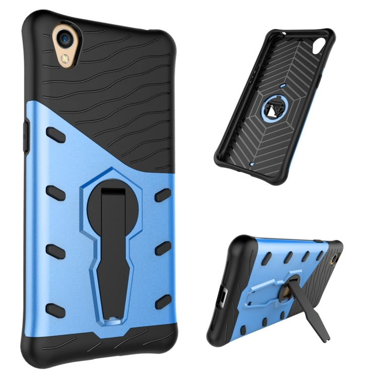 For OPPO A37 / Neo 9 Shock-Resistant 360 Degree Spin Sniper Hybrid Case TPU + PC Combination Case with Holder