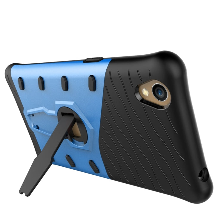 For OPPO A37 / Neo 9 Shock-Resistant 360 Degree Spin Sniper Hybrid Case TPU + PC Combination Case with Holder