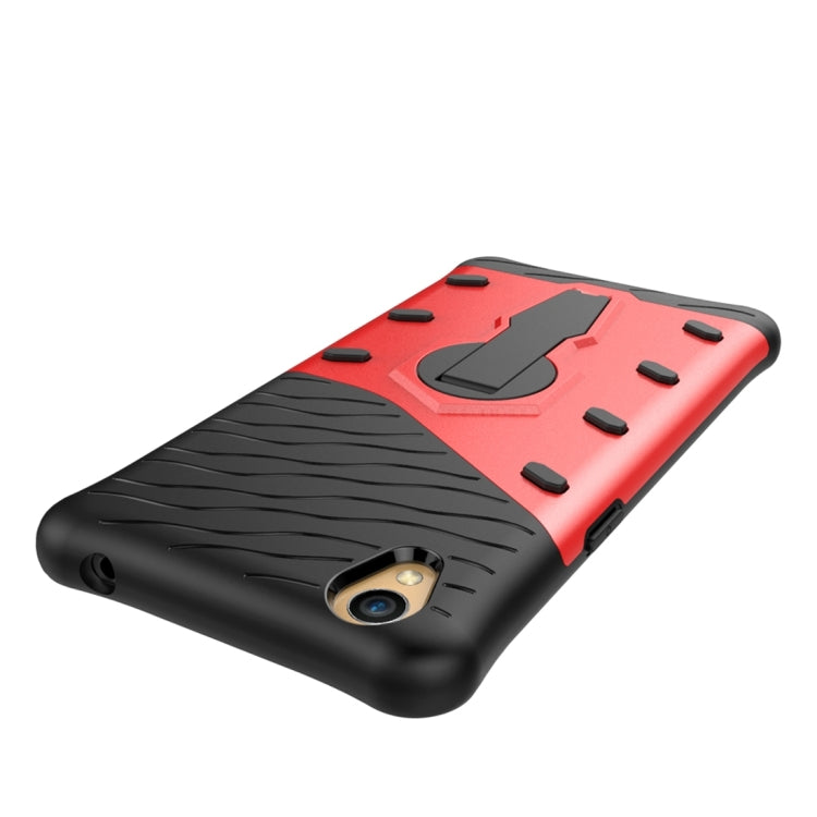 For OPPO A37 / Neo 9 Shock-Resistant 360 Degree Spin Sniper Hybrid Case TPU + PC Combination Case with Holder