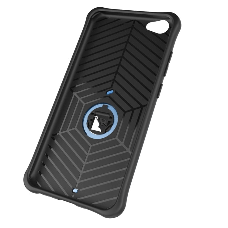 For Vivo V5 / Y67 Shock-Resistant 360 Degree Spin Sniper Hybrid Case TPU + PC Combination Case with Holder