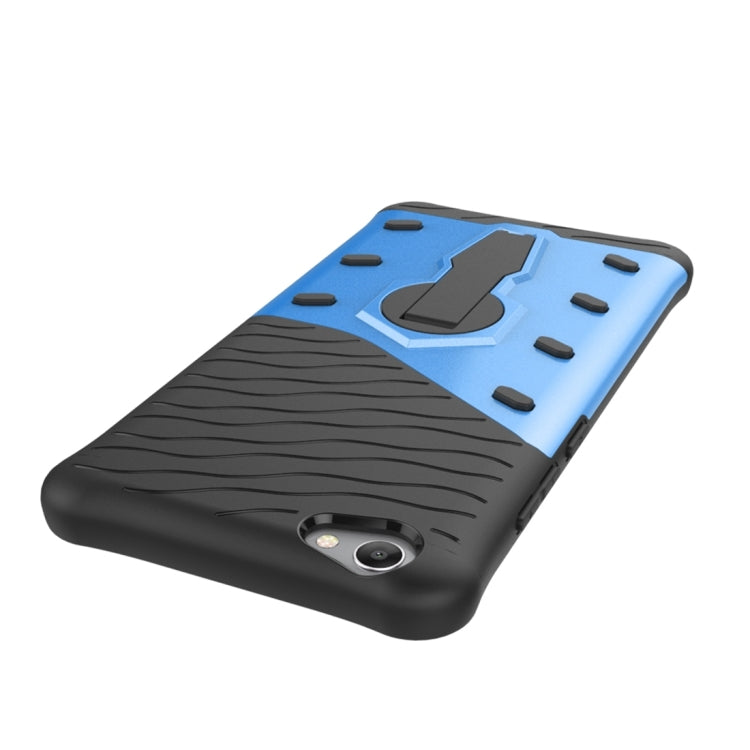 For Vivo V5 / Y67 Shock-Resistant 360 Degree Spin Sniper Hybrid Case TPU + PC Combination Case with Holder
