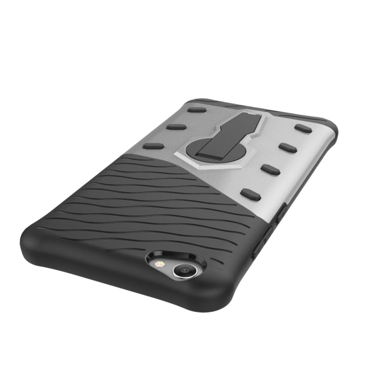 For Vivo V5 / Y67 Shock-Resistant 360 Degree Spin Sniper Hybrid Case TPU + PC Combination Case with Holder