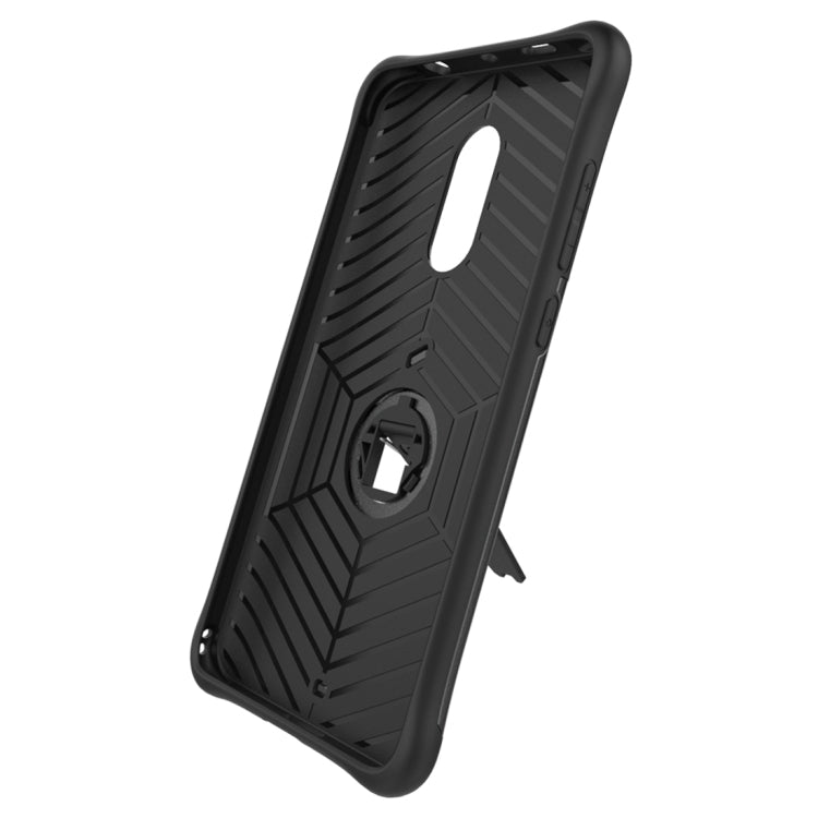 For Xiaomi Redmi Note 4 / 4X Shock-Resistant 360 Degree Spin Sniper Hybrid Case TPU + PC Combination Case with Holder