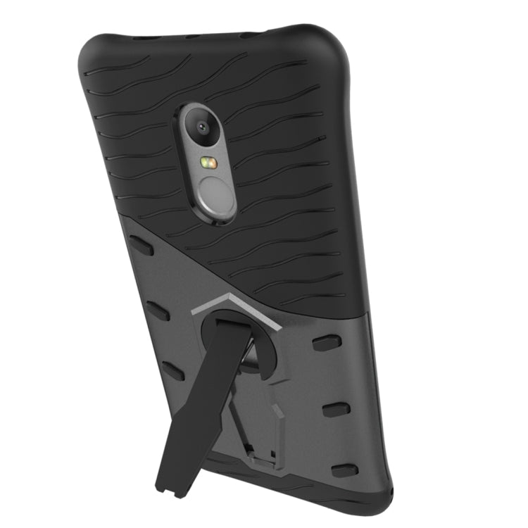 For Xiaomi Redmi Note 4 / 4X Shock-Resistant 360 Degree Spin Sniper Hybrid Case TPU + PC Combination Case with Holder
