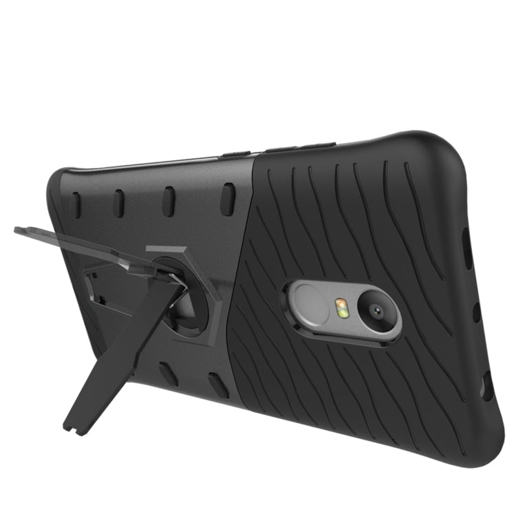 For Xiaomi Redmi Note 4 / 4X Shock-Resistant 360 Degree Spin Sniper Hybrid Case TPU + PC Combination Case with Holder
