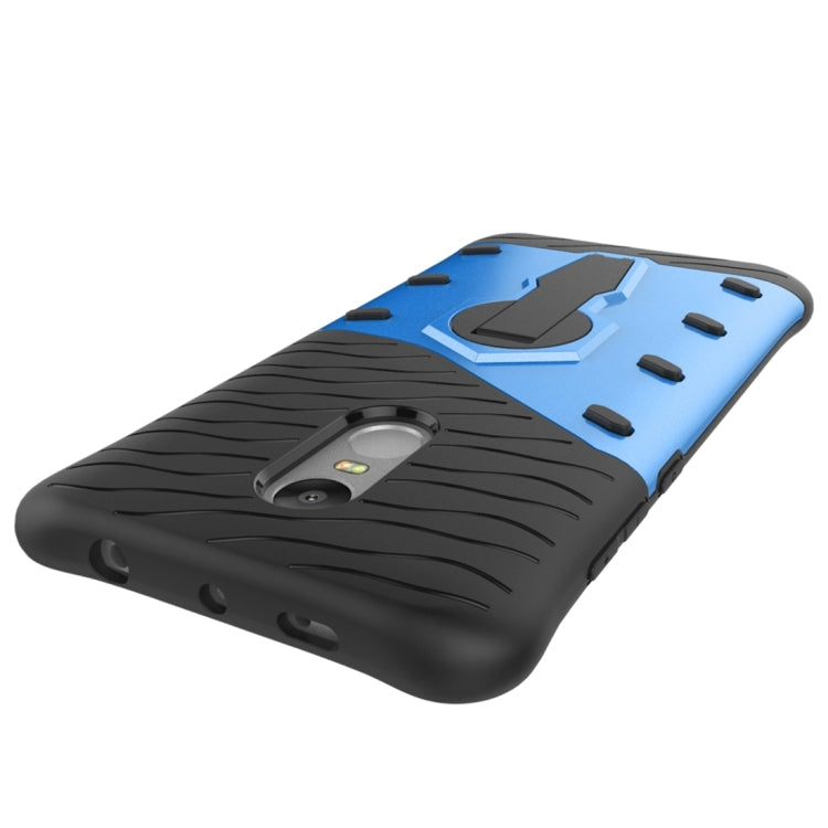 For Xiaomi Redmi Note 4 / 4X Shock-Resistant 360 Degree Spin Sniper Hybrid Case TPU + PC Combination Case with Holder