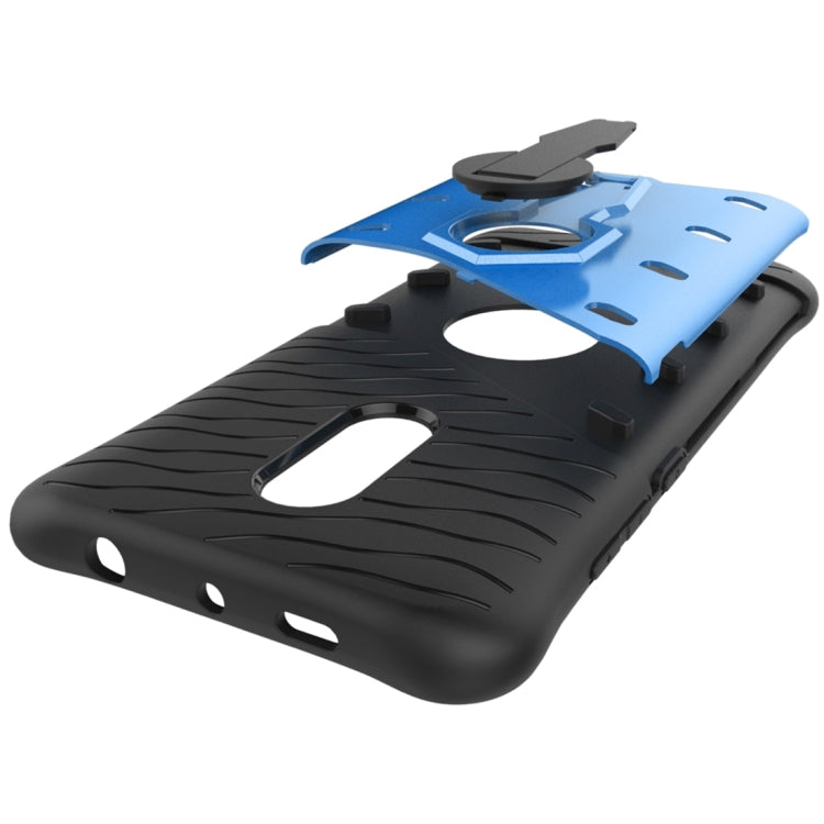 For Xiaomi Redmi Note 4 / 4X Shock-Resistant 360 Degree Spin Sniper Hybrid Case TPU + PC Combination Case with Holder