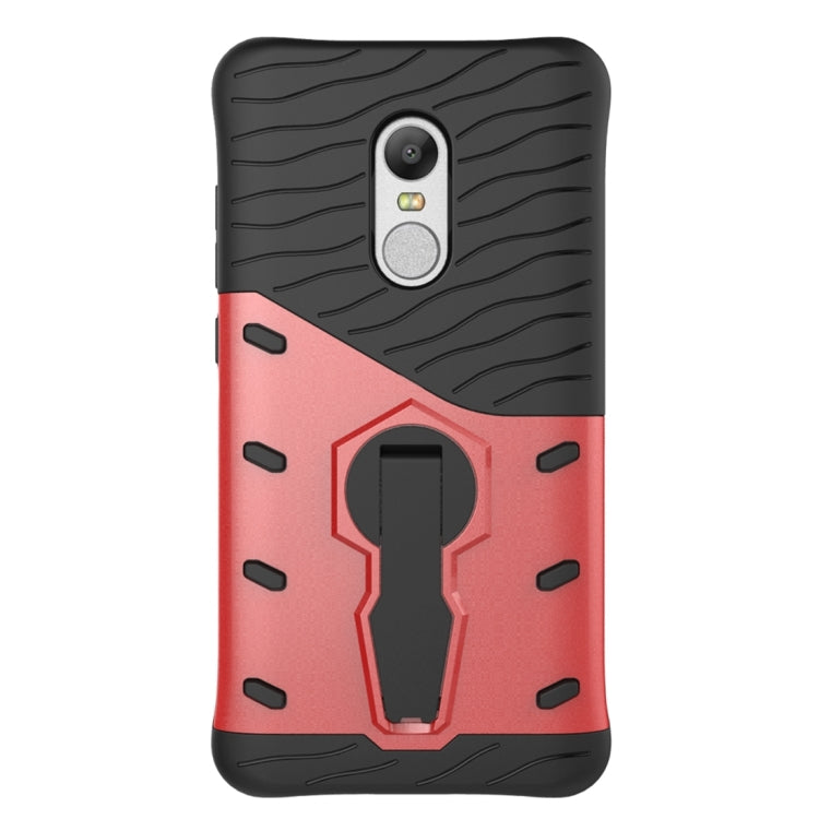 For Xiaomi Redmi Note 4 / 4X Shock-Resistant 360 Degree Spin Sniper Hybrid Case TPU + PC Combination Case with Holder