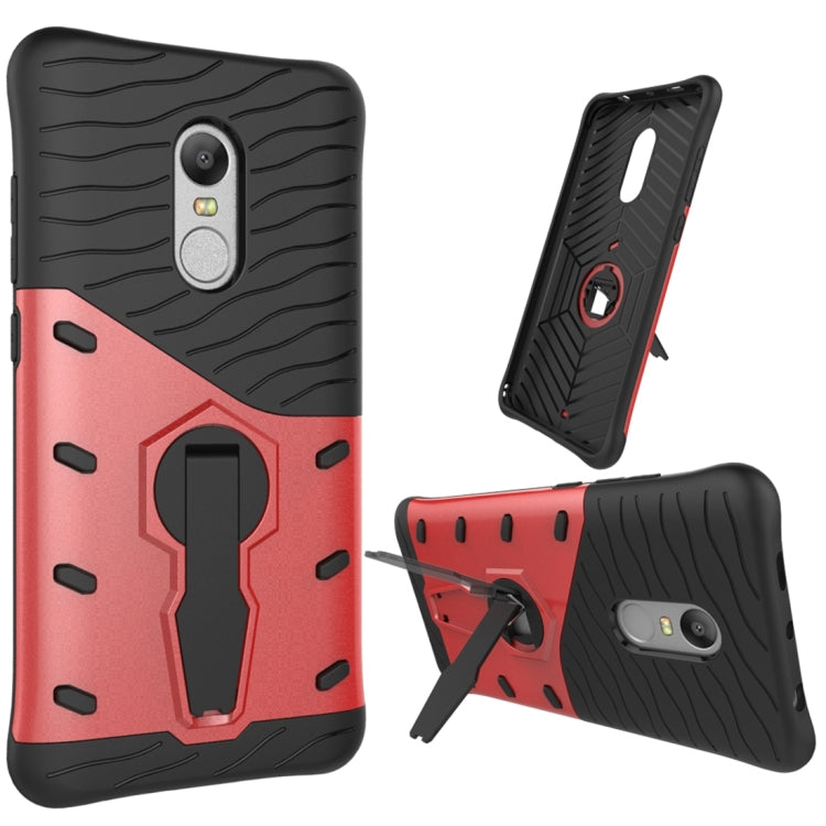 For Xiaomi Redmi Note 4 / 4X Shock-Resistant 360 Degree Spin Sniper Hybrid Case TPU + PC Combination Case with Holder