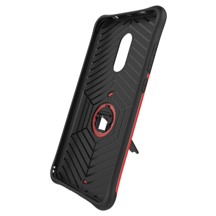 For Xiaomi Redmi Note 4 / 4X Shock-Resistant 360 Degree Spin Sniper Hybrid Case TPU + PC Combination Case with Holder