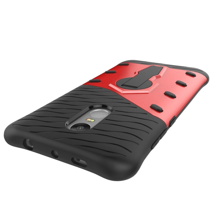 For Xiaomi Redmi Note 4 / 4X Shock-Resistant 360 Degree Spin Sniper Hybrid Case TPU + PC Combination Case with Holder