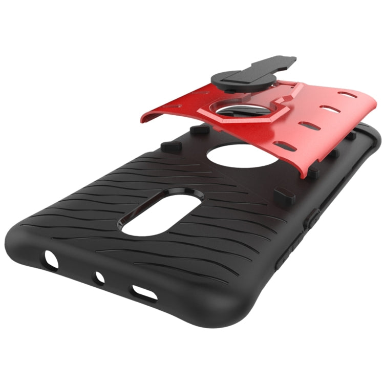 For Xiaomi Redmi Note 4 / 4X Shock-Resistant 360 Degree Spin Sniper Hybrid Case TPU + PC Combination Case with Holder