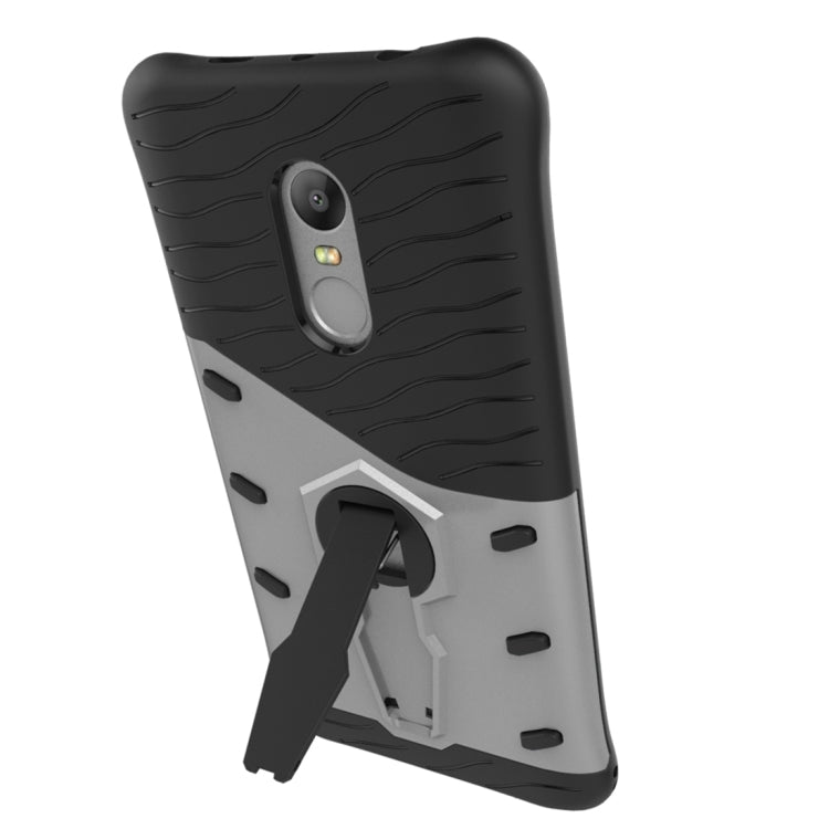 For Xiaomi Redmi Note 4 / 4X Shock-Resistant 360 Degree Spin Sniper Hybrid Case TPU + PC Combination Case with Holder