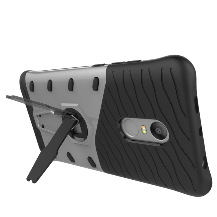 For Xiaomi Redmi Note 4 / 4X Shock-Resistant 360 Degree Spin Sniper Hybrid Case TPU + PC Combination Case with Holder