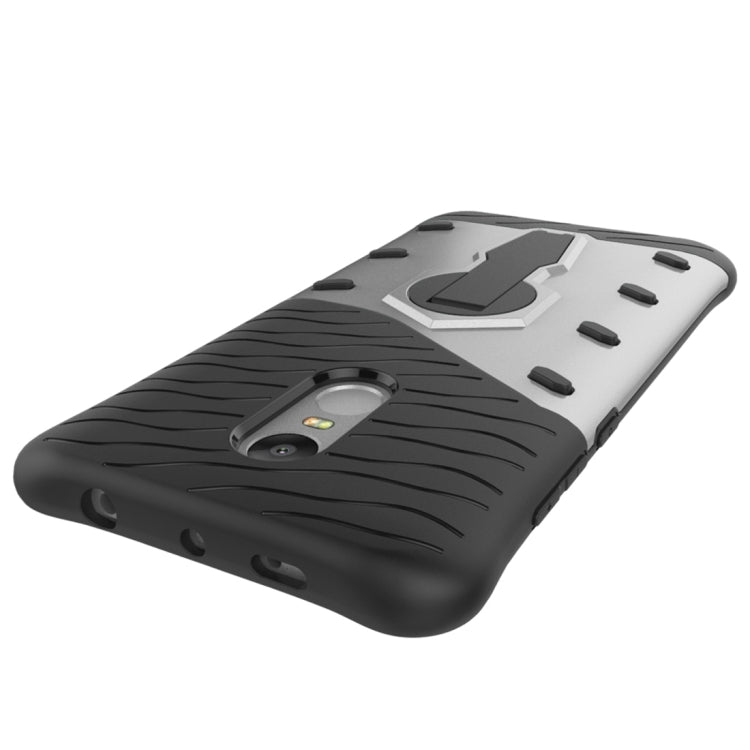 For Xiaomi Redmi Note 4 / 4X Shock-Resistant 360 Degree Spin Sniper Hybrid Case TPU + PC Combination Case with Holder