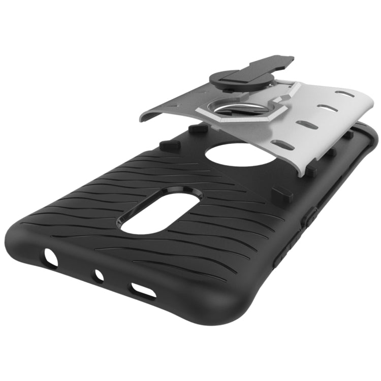 For Xiaomi Redmi Note 4 / 4X Shock-Resistant 360 Degree Spin Sniper Hybrid Case TPU + PC Combination Case with Holder
