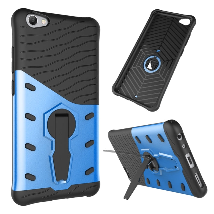 For Vivo V5 Lite / Y66 Shock-Resistant 360 Degree Spin Sniper Hybrid Case TPU + PC Combination Case with Holder