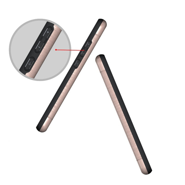 For Huawei Mate 9 Brushed Texture Separable PC + TPU Protective Combination Back Case with Holder & Card Slot