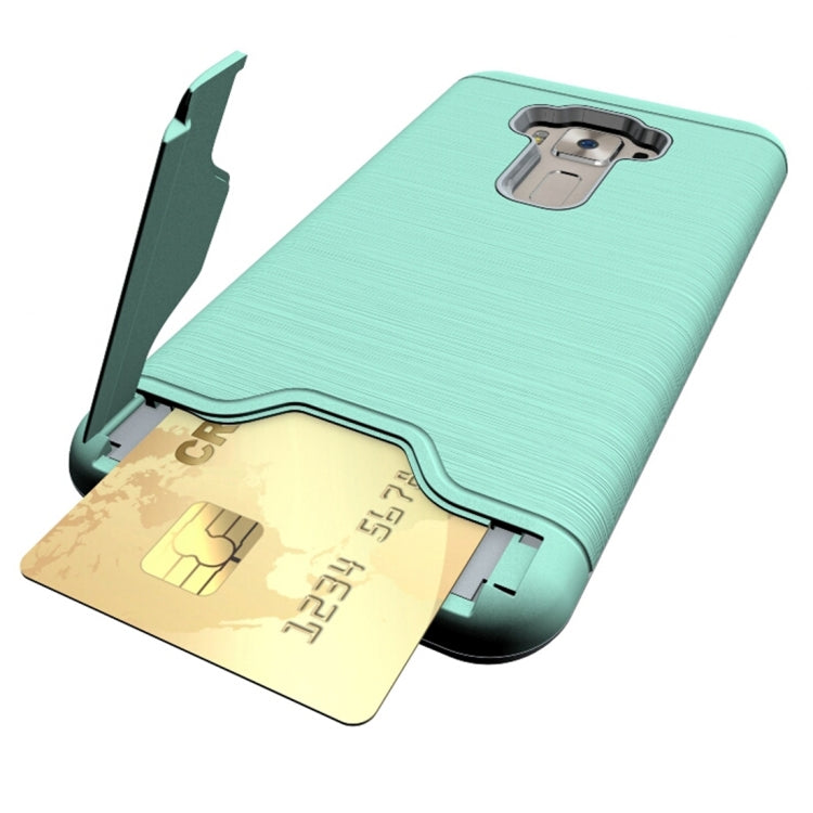 For ASUS ZenFone 3 / ZE552KL Brushed Texture Separable PC + TPU Protective Combination Back Case with Holder & Card Slot