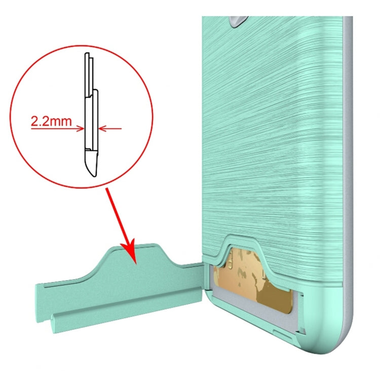 For ASUS ZenFone 3 / ZE552KL Brushed Texture Separable PC + TPU Protective Combination Back Case with Holder & Card Slot