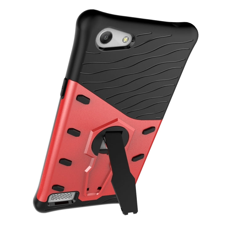 For OPPO A33 / Neo 7 Shock-Resistant 360 Degree Spin Sniper Hybrid Case TPU + PC Combination Case with Holder