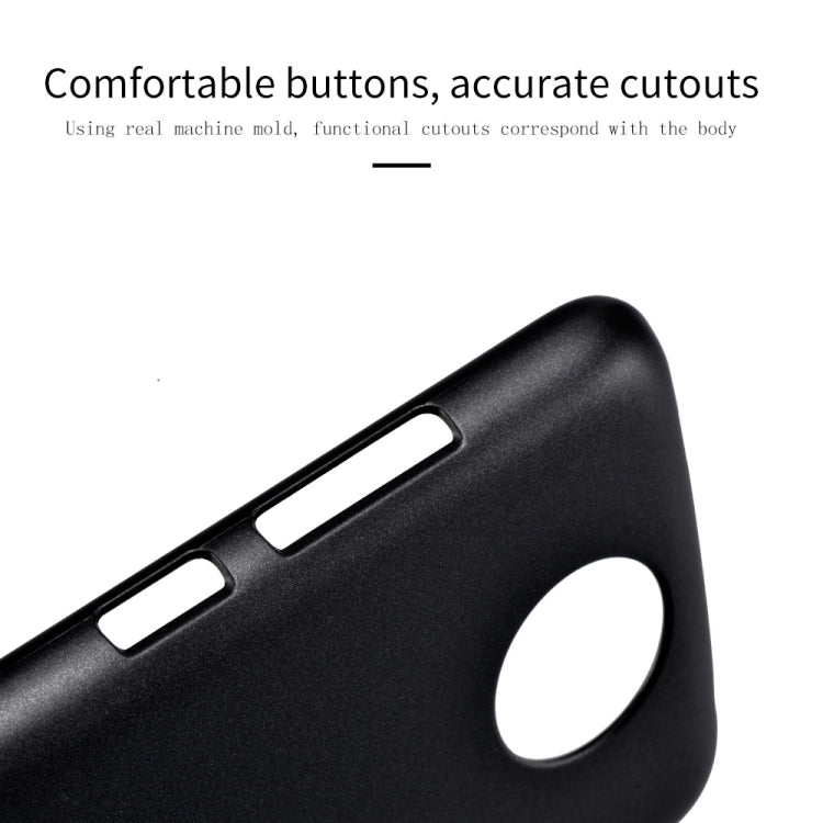 Lenuo for Motorola Moto C Plus PC Ultra-thin Impact Protection Case(Gold)