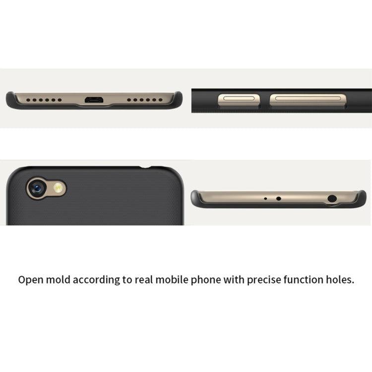 NILLKIN Frosted Shield for Xiaomi Redmi Note 5A Pro / Prime Concave-convex Texture PC Protective Case Back Cover