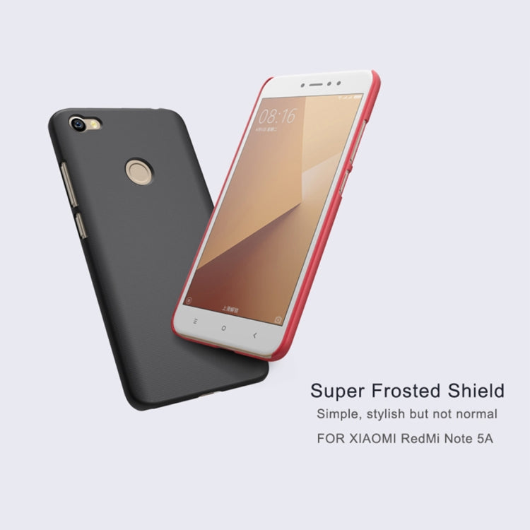 NILLKIN Frosted Shield for Xiaomi Redmi Note 5A Pro / Prime Concave-convex Texture PC Protective Case Back Cover